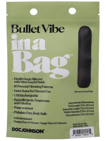 Doc Johnson 10 Functions Bullet Vibrator In A Bag - Bullet Vibrators