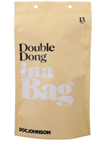 Doc Johnson 13 inch Realistic Double Dong In A Bag - Double Ender