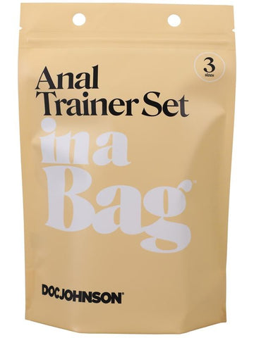 Doc Johnson 3 Graduated Sizes Anal Plug Set In A Bag - Butt Plugs