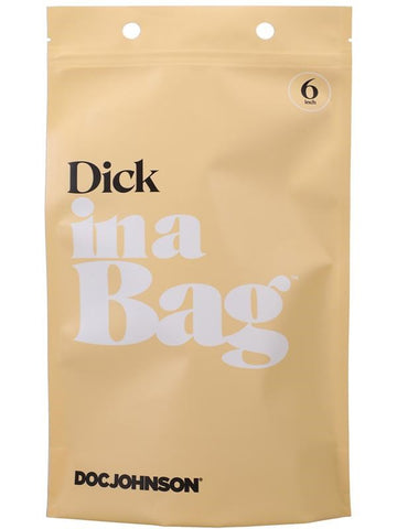 Doc Johnson 6 inch Realistic Dick In A Bag - Realistic Dildos
