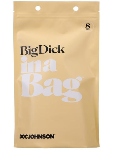 Doc Johnson 8 inch Realistic Big Dick In A Bag - Realistic Dildos