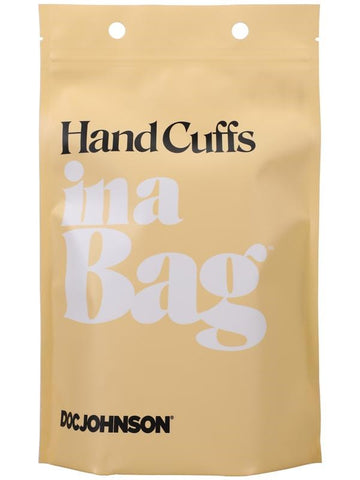 Doc Johnson Bondage Hand Cuffs In A Bag - Cuffs and Restraints