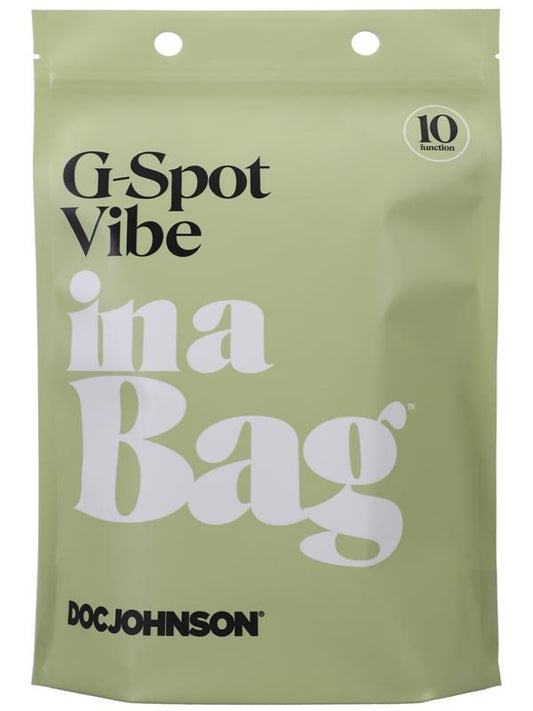 Doc Johnson Discreet & Powerful G Spot Vibe In A Bag - G-Spot Vibrators