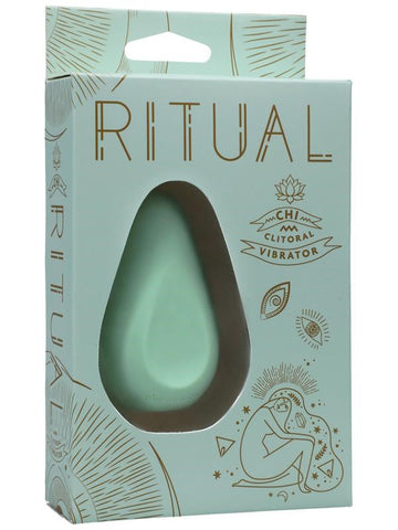 Doc Johnson RITUAL Chi Rechargeable Clitoral Vibrator - Clit Ticklers and Pulsators