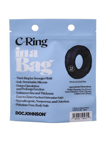 Doc Johnson Stretchy Cock Ring In A Bag - Stretchy Cock Rings