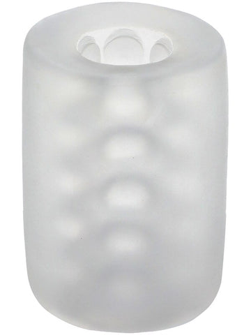Doc Johnson GoodHead Glow Helping Head Mini Male Stroker - Masturbators and Strokers