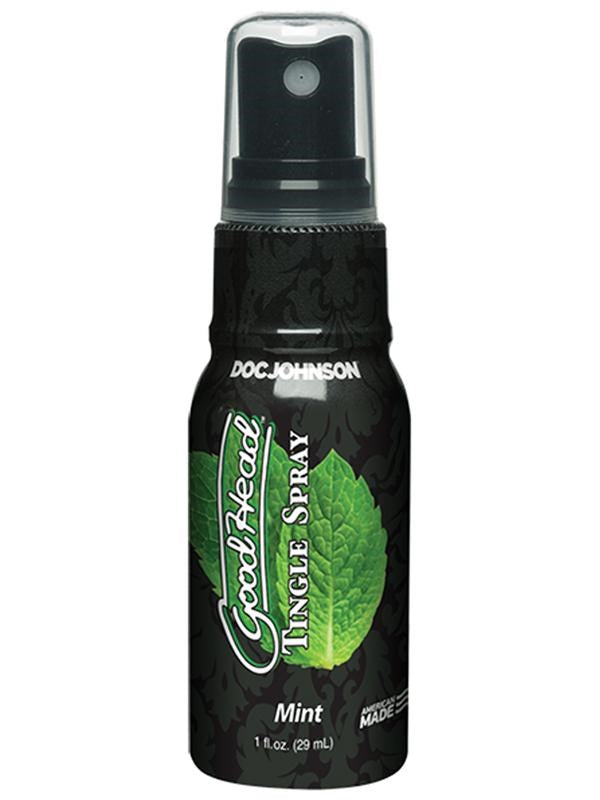 GoodHead Tingle Spray Mint Cool & Lickable Sensation - - Water Based Lubes