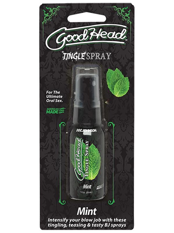 GoodHead Tingle Spray Mint Cool & Lickable Sensation - - Water Based Lubes