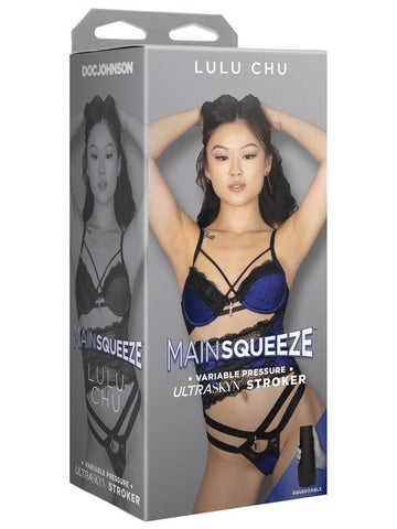 Doc Johnson Main Squeeze Lulu Chu Realistic Mens Stroker - Masturbators and Strokers