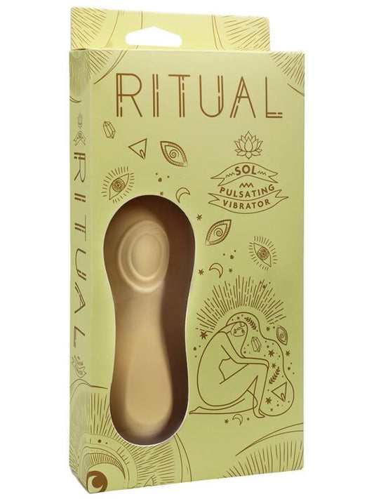 Doc Johnson RITUAL Sol Silicone Pulsating Vibrator - Clit Ticklers and Pulsators