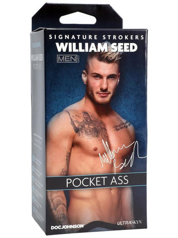 Doc Johnson William Seed ULTRASKYN Pocket Ass Stroker - Masturbators and Strokers