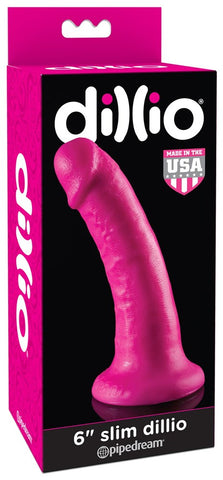 Dillio 6 inch Slim Realistic Dildo - Realistic Dildos