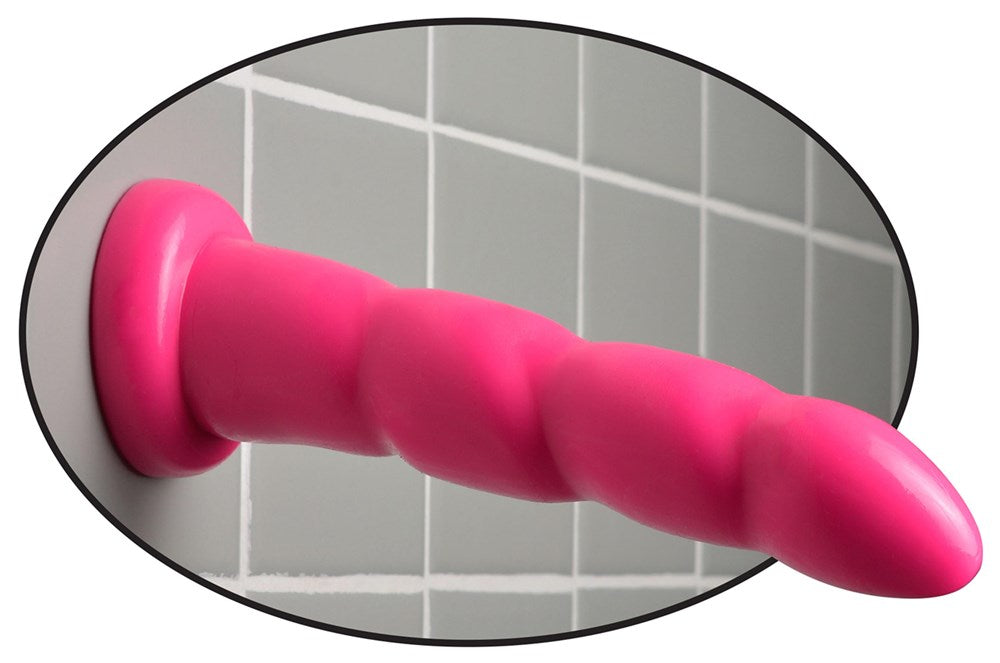 Dillio 6 inch Twister Realistic Silicone Dildo - - Realistic Dildos