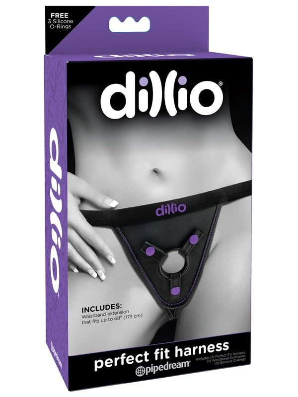 Dillio Perfect Fit Adjustable Strap-On Harness - - Strap On Sextoys