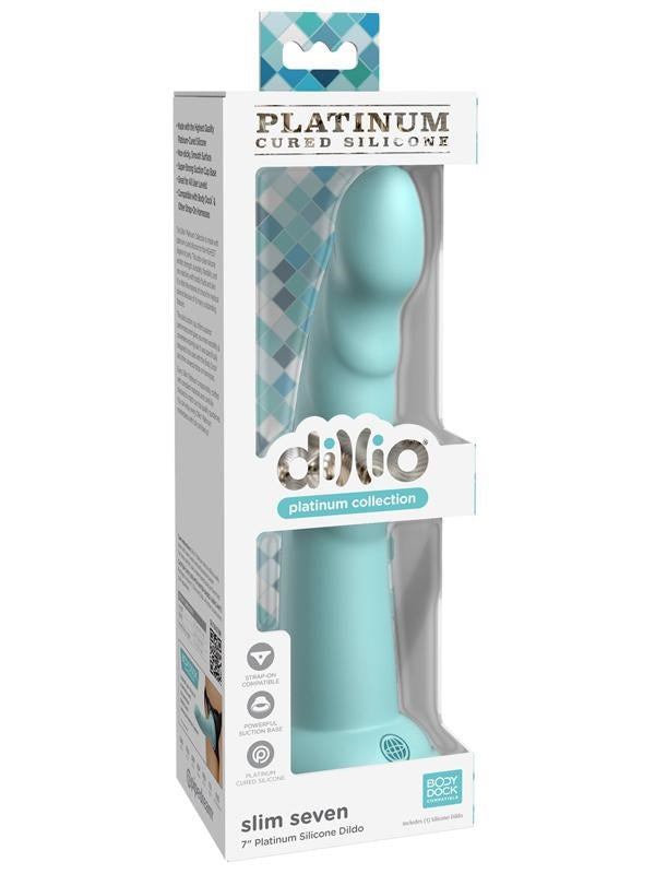 Dillio Platinum Slim Seven 7 inch Strap-On Dildo - Realistic Dildos
