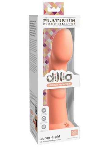 Dillio Platinum Super Eight 8 inch Realistic Dong - Realistic Dildos