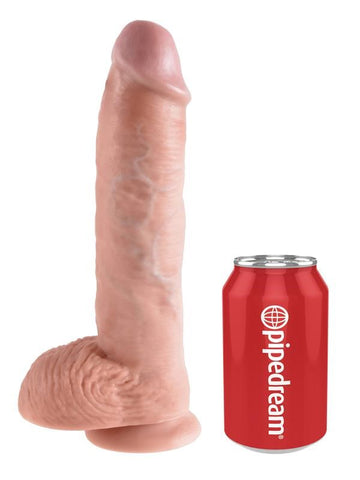 King Cock 10 inch Cock With Balls - Realistic Dildos