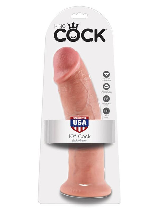 King Cock 10 Realistic Cock with Suction Cup - Realistic Dildos