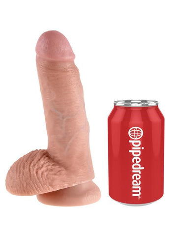 King Cock 7 inch Cock With Balls - Realistic Dildos