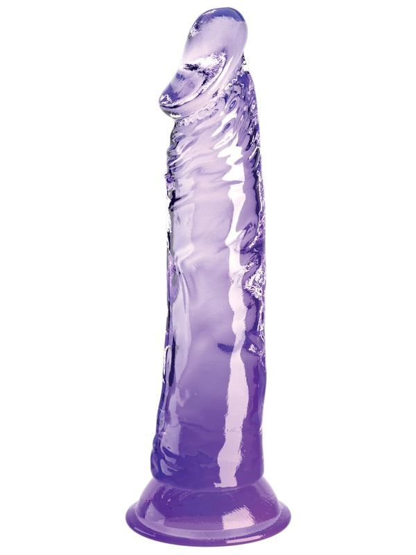 King Cock Clear 8 Inch Translucent & Realistic Dildo - Realistic Dildos