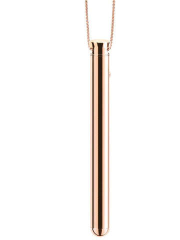 Le Wand Chrome Vibrating Pendant - Elegant Pleasure on the Go - Mini & Slim Vibrators