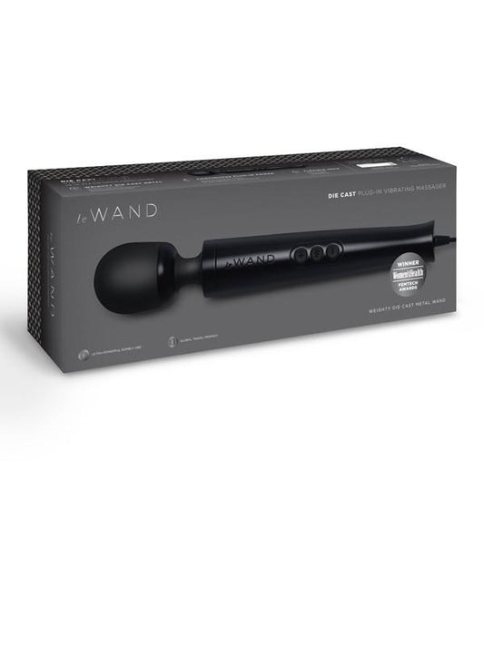 Le Wand Die Cast Plug-In Vibrating Massager - Endless Bliss at Your Fingertips - Body Wands