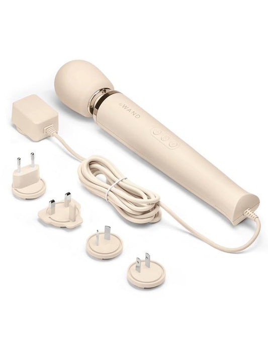 Le Wand Plug-In Vibrating Massager - Endless Bliss at Your Fingertips - Body Wands