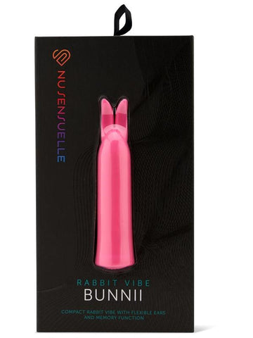 Nu Sensuelle Bunnii - Compact Silicone Vibrator for Targeted Stimulation - Rabbit Vibrators