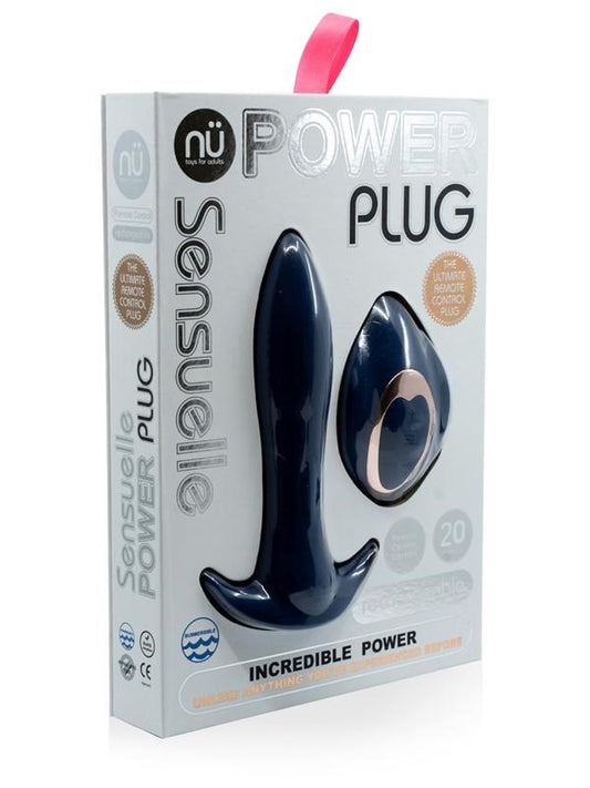 Nu Sensuelle Power Plug 20 Functions Remote Controlled Butt Plug - Butt Plugs