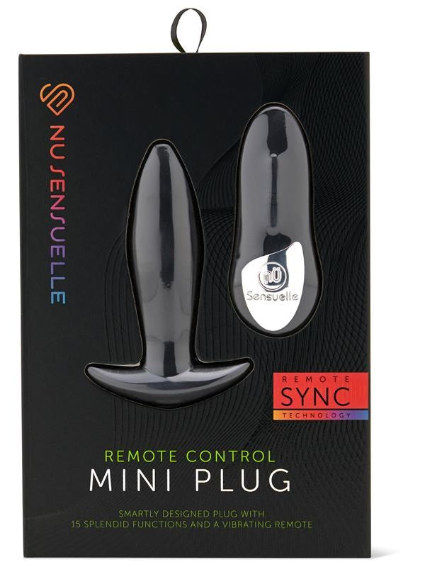 NU Sensuelle Remote Control Mini Vibrating Anal Plug - - Butt Plugs