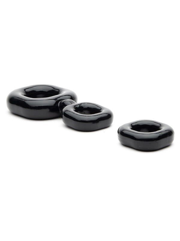 Sport Fucker Boner Stretchy Cock Ring Set - - Cock Ring Sets