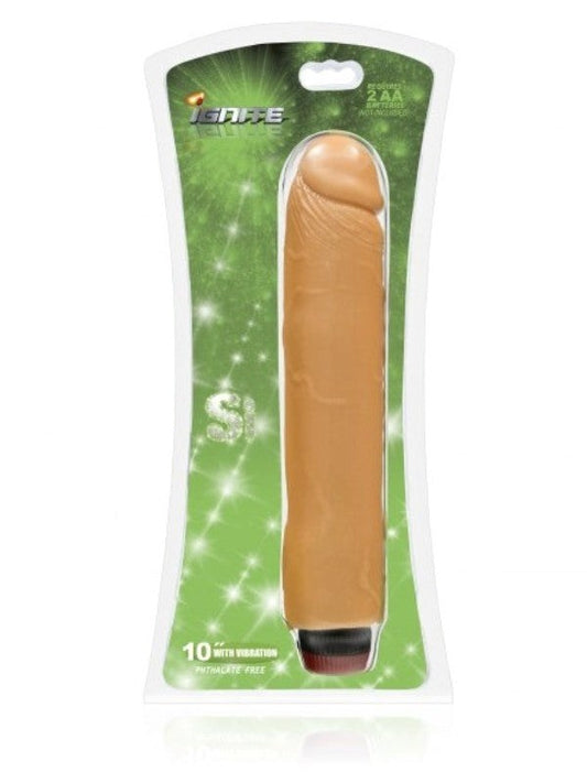 Cock with Vibration 10in - Vibrating Dildos