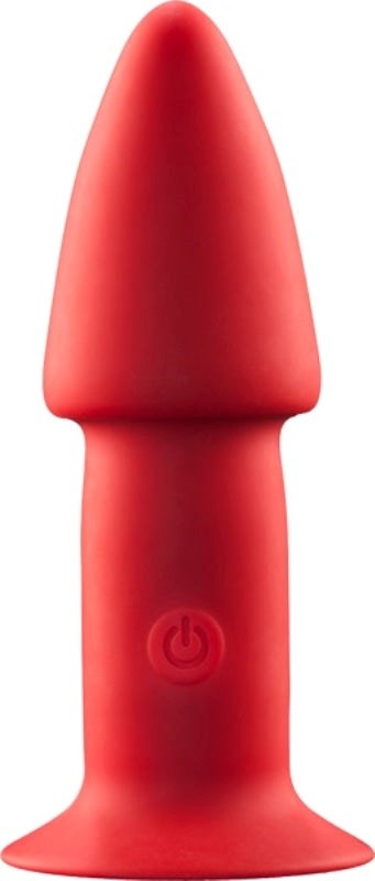 Excellent Power One Touch Rechargeable Silicone Butt Plug 5 inch - - Anal Vibrators