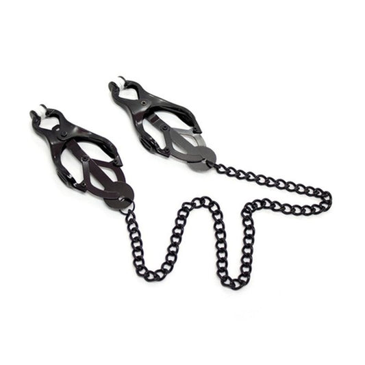 Japanese Clover Clamps With Chain - Breast and Nipple Toys