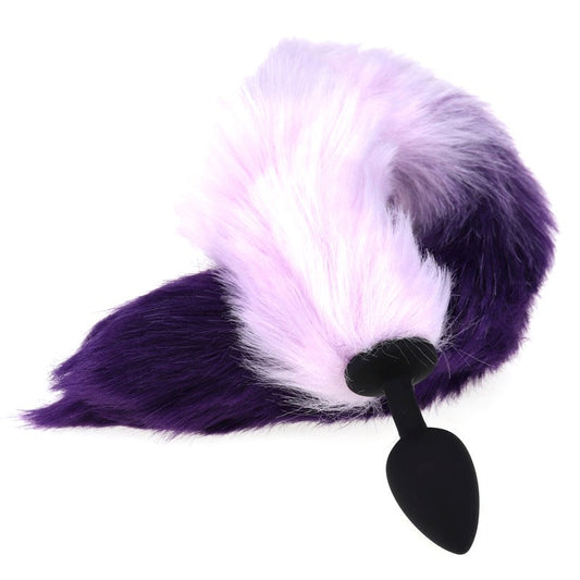 Booty Beads Black Silicone Anal Plug Large - Butt Plugs