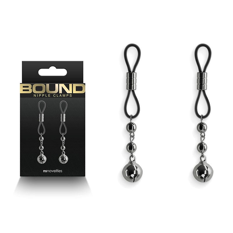 Bound Nipple Clamps - D1 - - Breast and Nipple Toys