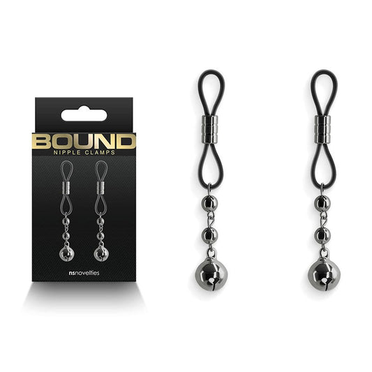 Bound Nipple Clamps - D1 - Breast and Nipple Toys