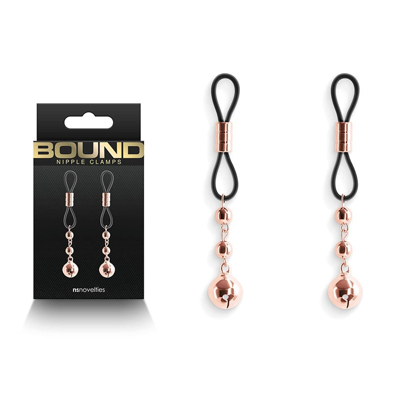 Bound Nipple Clamps - D1 - - Breast and Nipple Toys