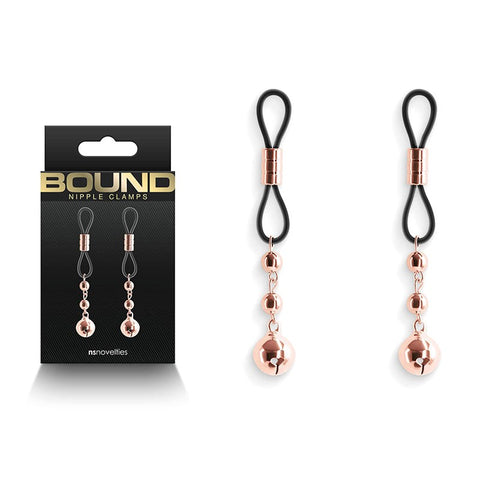 Bound Nipple Clamps - D1 - Breast and Nipple Toys
