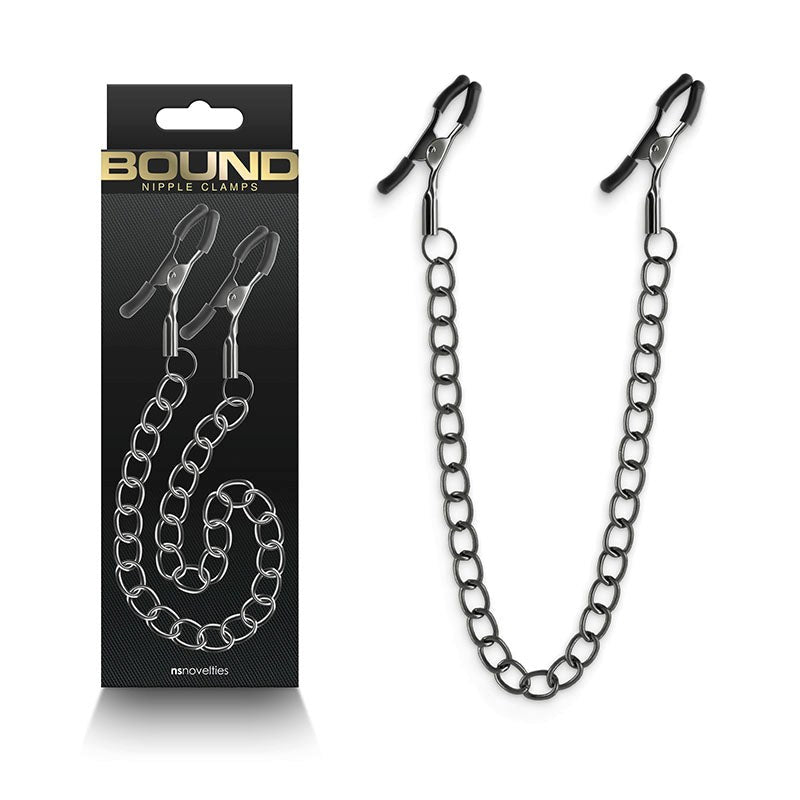 Bound Nipple Clamps - DC2 - - Breast and Nipple Toys