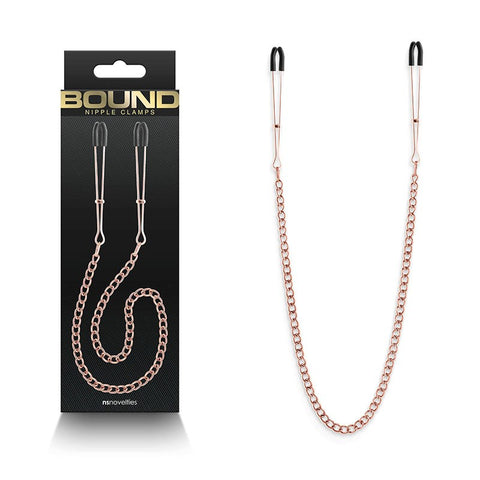 Bound Nipple Clamps - DC3 - Breast and Nipple Toys