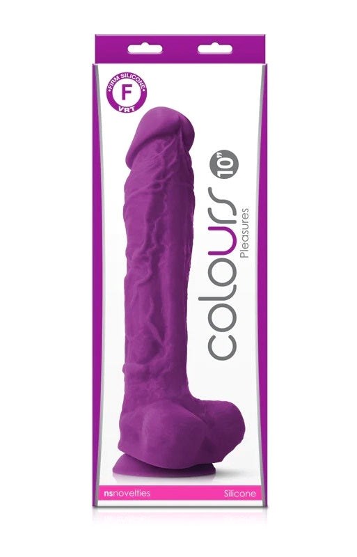 Colours Pleasures Dong 10 inch - - Realistic Dildos