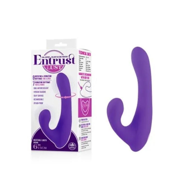Excellent Power's Entrust-With-Lust Dual-Stimulation Vibrator - - Rabbit Vibrators