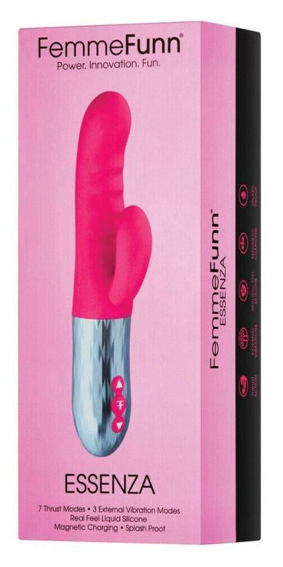 Femmefunn Essenza Thrusting Rabbit Vibrator - Rabbit Vibrators