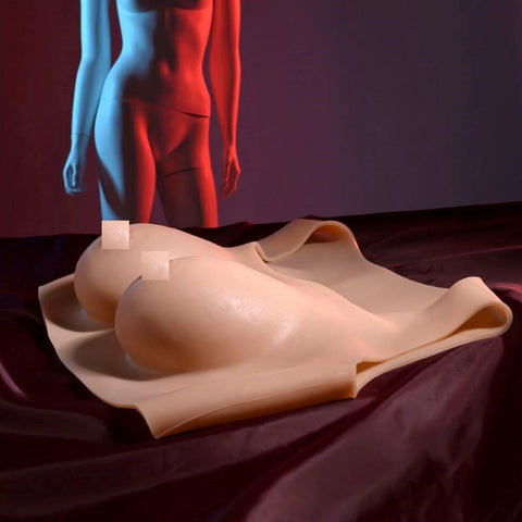 Gender X Undergarments - Plate C-Cup Breast Toy - Clit Ticklers and Pulsators