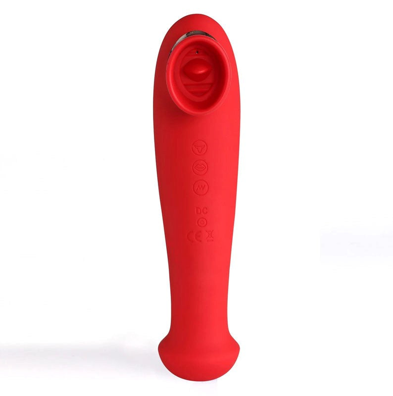 Maia Destiny Flutter Suction Vibrating Wand - - Butt Plugs