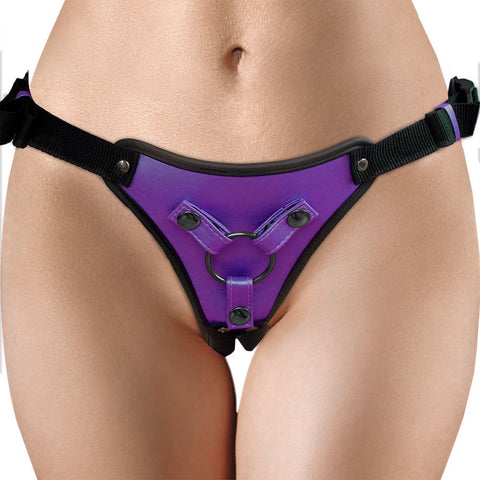 OUCH! Metallic Strap On Harness - Bras and Bra Sets