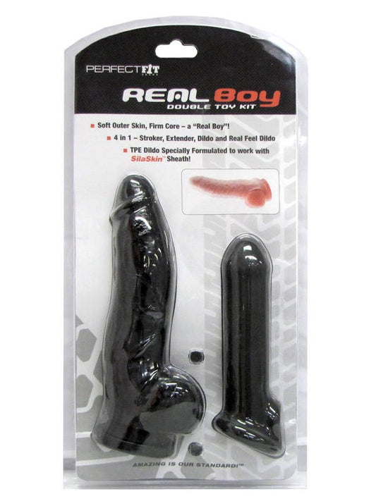 Perfect Fit Real Boy Dildo Kit - Pumps, Extenders and Sleeves