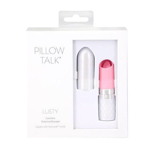 Pillow Talk Lusty Flickering Massager - Clit Ticklers and Pulsators