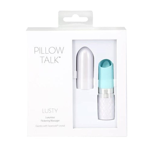 Pillow Talk Lusty Flickering Massager - Clit Ticklers and Pulsators